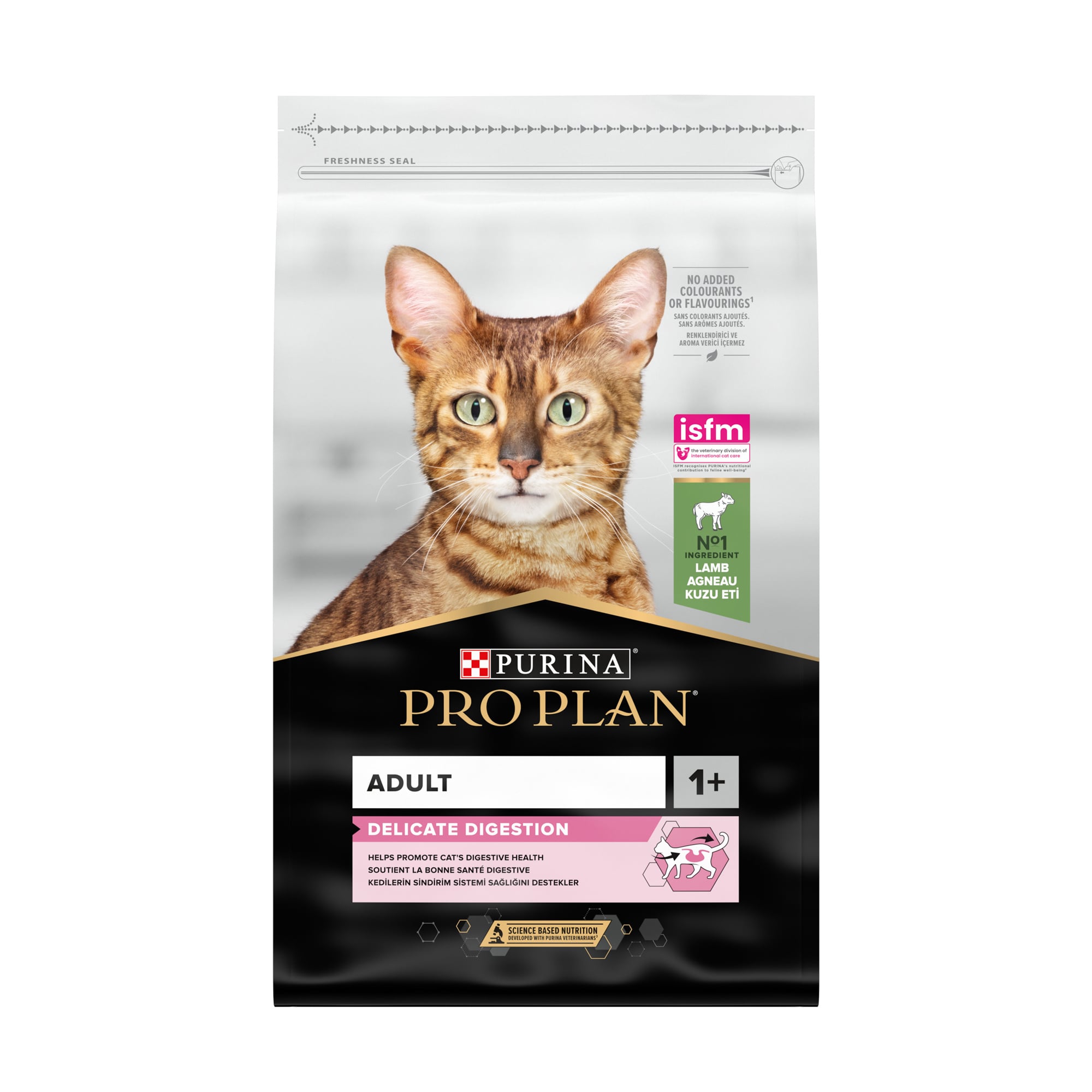 Сухий корм для котів від 1 року Pro Plan Adult 1+ Delicate Digestion з чутливим травленням та вибагливих до їжі, з ягням, 10 кг